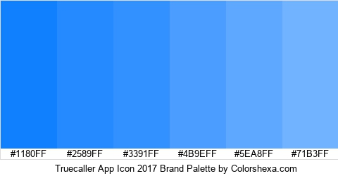 Truecaller App Icon 2017 Brand Colors Logo