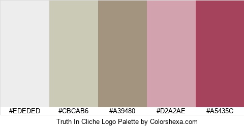 Truth In Cliche Logo Colors Logo