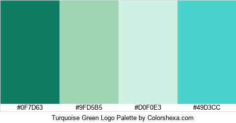 Turquoise Green Logo Colors Logo
