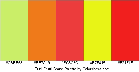 Tutti Frutti Brand Colors Logo