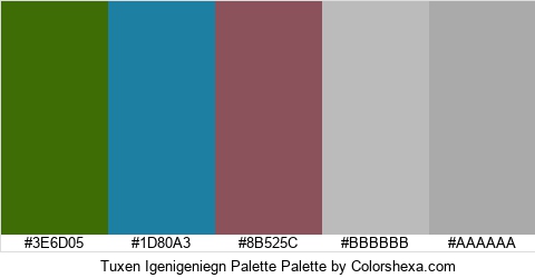 Tuxen Igenigeniegn Palette Colors Logo