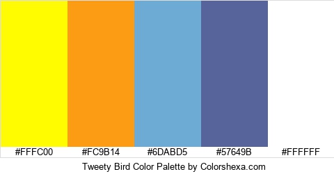 Tweety Bird Color Colors Logo