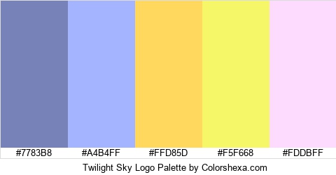 Twilight Sky Logo Colors Logo