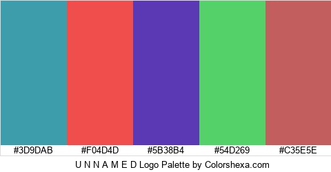 U N N A M E D Logo Colors Logo