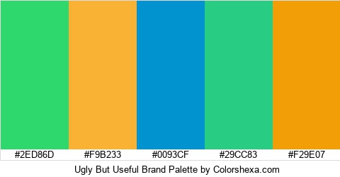 Ugly But Useful Brand Colors Logo