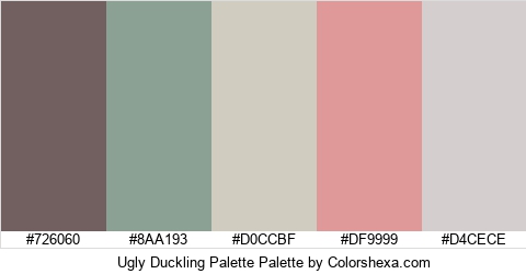 Ugly Duckling Palette Colors Logo