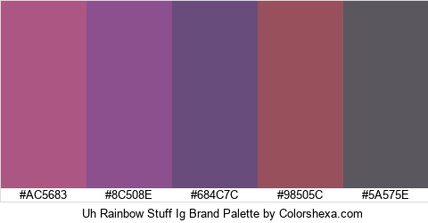 Uh Rainbow Stuff Ig Brand Colors Logo