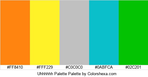 Uhhhhhh Palette Colors Logo