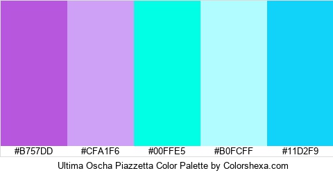 Ultima Oscha Piazzetta Color Colors Logo