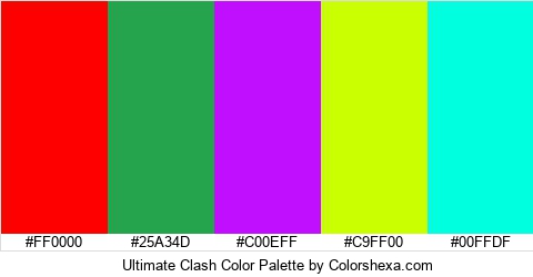 Ultimate Clash Color Colors Logo