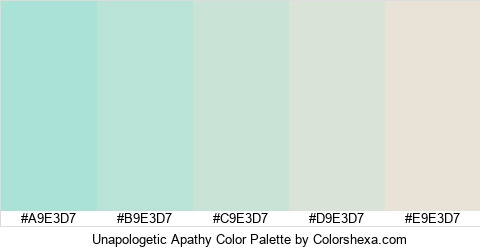Unapologetic Apathy Color Colors Logo