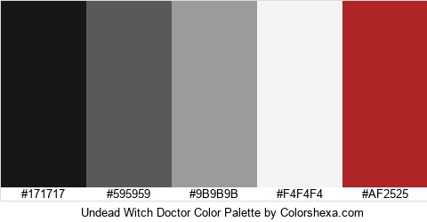 Undead Witch Doctor Color Colors Logo