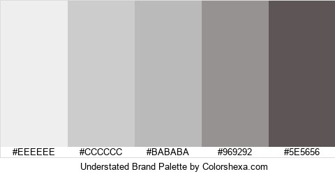 Understated Brand Colors Logo