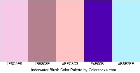 Underwater Blush Color Colors Logo