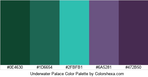 Underwater Palace Color Colors Logo