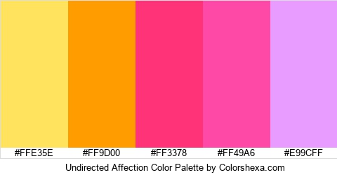 Undirected Affection Color Colors Logo