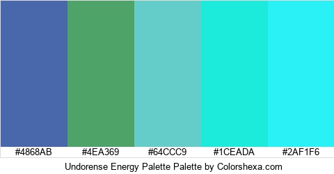 Undorense Energy Palette Colors Logo