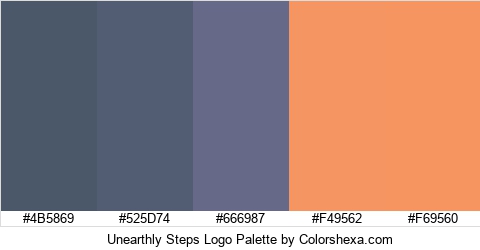 Unearthly Steps Logo Colors Logo