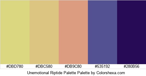 Unemotional Riptide Palette Colors Logo