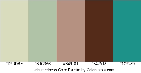 Unhurriedness Color Colors Logo