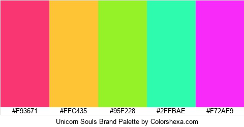 Unicorn Souls Brand Colors Logo