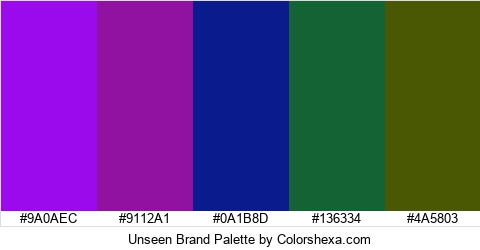 Unseen Brand Colors Logo