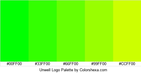 Unwell Logo Colors Logo