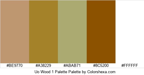 Uo Wood 1 Palette Colors Logo