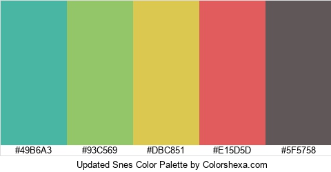 Updated Snes Color Colors Logo