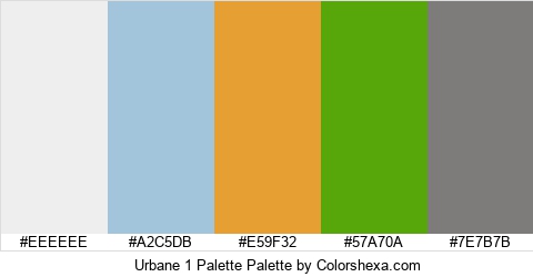 Urbane 1 Palette Colors Logo