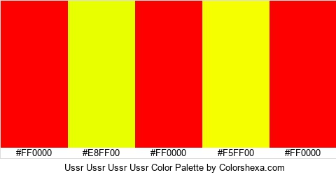 Ussr Ussr Ussr Ussr Color Colors Logo