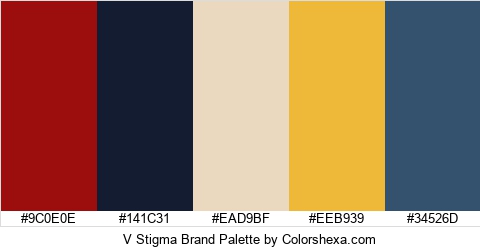 V Stigma Brand Colors Logo