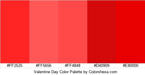 Valentine Day Color Colors Logo