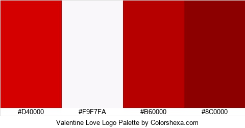 Valentine Love Logo Colors Logo