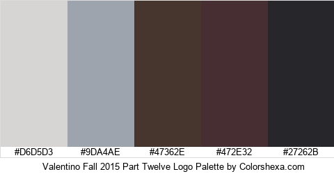 Valentino Fall 2015 Part Twelve Logo Colors Logo