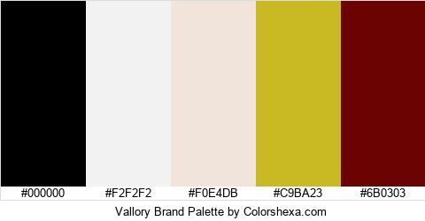 Vallory Brand Colors Logo