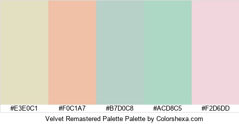 Velvet Remastered Palette Colors Logo