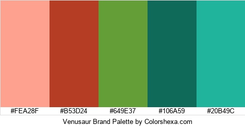 Venusaur Brand Colors Logo
