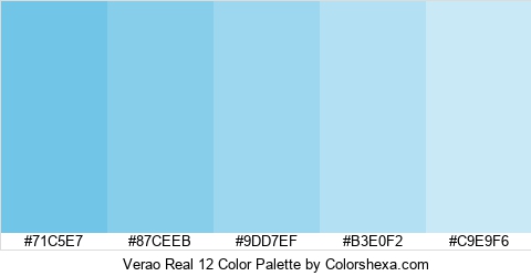Verao Real 12 Color Colors Logo