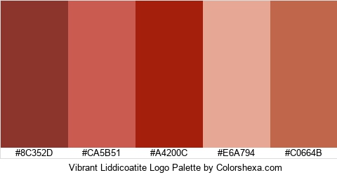 Vibrant Liddicoatite Logo Colors Logo