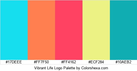 Vibrant Life Logo Colors Logo
