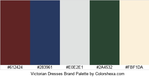 Victorian Dresses Brand Colors Logo
