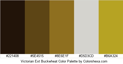 Victorian Ext Buckwheat Color Colors Logo