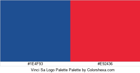 Vinci Sa Logo Palette Colors Logo