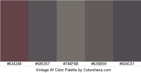 Vintage Af Color Colors Logo