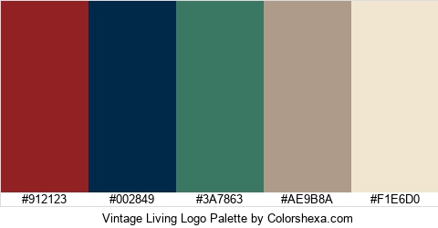 Vintage Living Logo Colors Logo