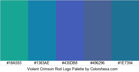 Violent Crimson Rod Logo Colors Logo