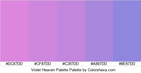 Violet Heaven Palette Colors Logo