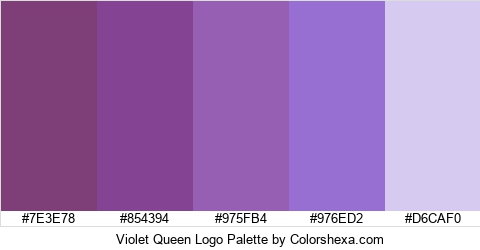 Violet Queen Logo Colors Logo