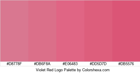 Violet Red Logo Colors Logo